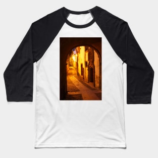 Arco de Almedina, old town, Coimbra, Portugal, city, evening, dusk Baseball T-Shirt